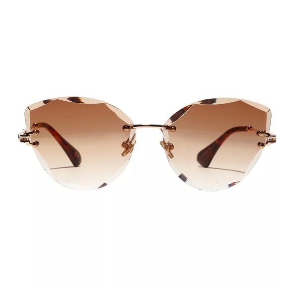 🔥 2 for $20 ✨ Cat Eye Rimless Sunglasses - Picture 2 of 7